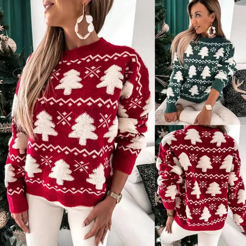 New Autumn Winter womens Christmas Sweater